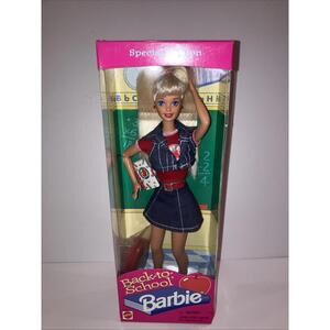 VINTAGE 1996 Back to School Barbie #17099 Special Edition Denim NEW in Box